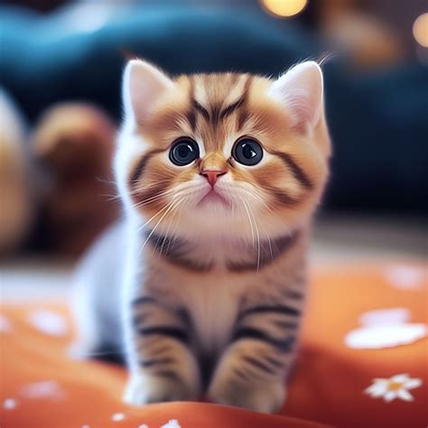 «Самый милый котик» — картинка создана в Шедевруме