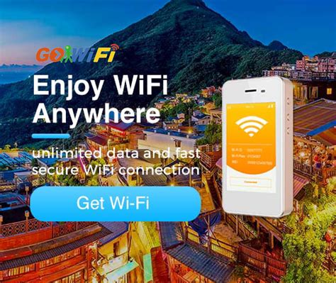 [GoWiFi] Taiwan Travel 4G Pocket WiFi Pick Up at TPE airport