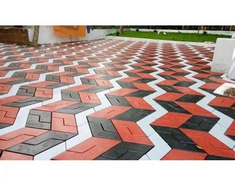 ps Cement V PAVER 3 D, Thickness: 60mm, Size: Medium at Rs 60/square