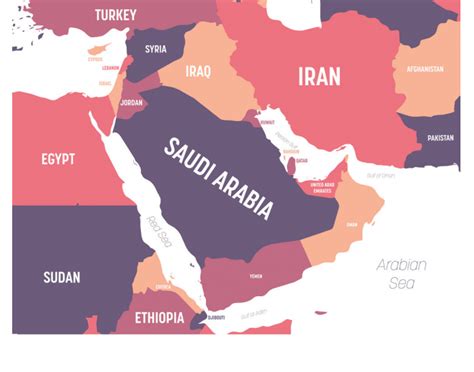 Middle East Political Map Capitals Quiz