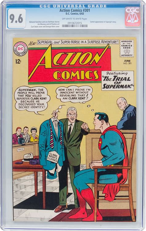 Action Comics #301 (DC, 1963) CGC NM+ 9.6 Off-white to white | Lot