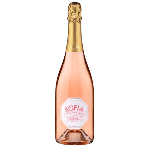 Sofia Brut Rose Sparkling Wine, California, 750mL - Walmart.com