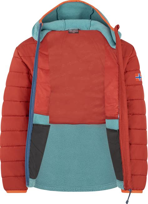 Trollkids Fleecejacke 'Kids Romsdalen' - Carmin Red/Stormy Blue/Mystic