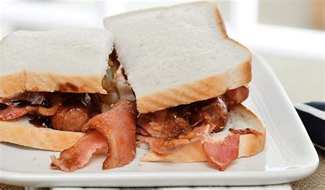bacon sandwich option  wiltshire bacon