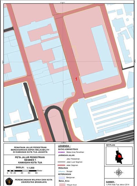 pedestrian path map   st segment  scientific diagram