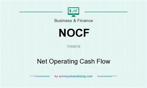 nocf net operating cash flow  business finance