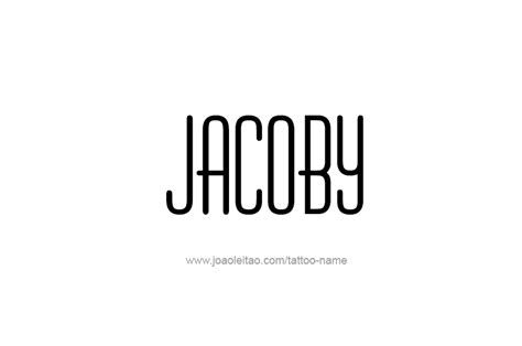 jacoby  tattoo designs