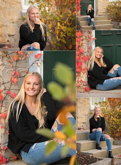 Mallory's Senior Pictures in Downtown Cedarburg, WI