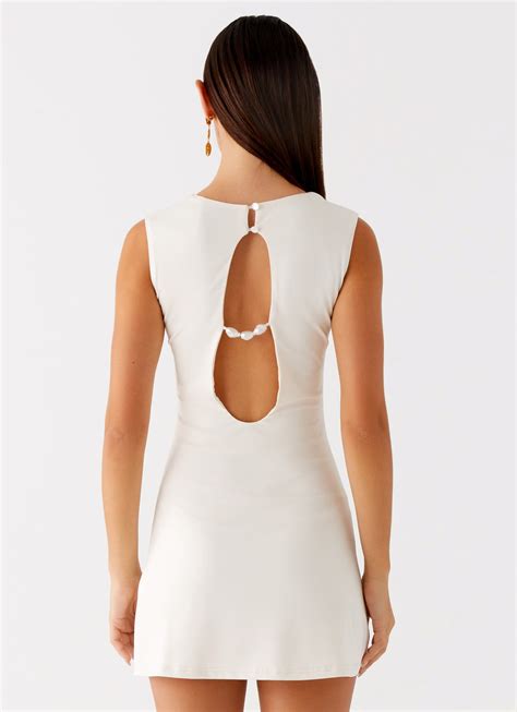 Shai Pearl Mini Dress - Ivory – Peppermayo US