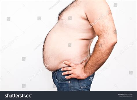 Body Part Asian Fat Man Big Stock Photo 1695707500 | Shutterstock