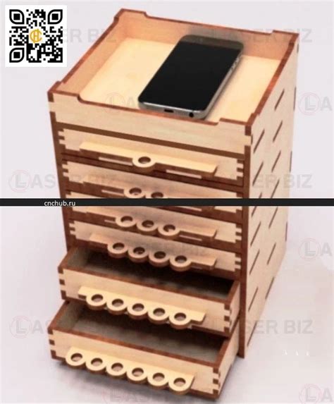 Органайзер с выдвижными ящиками » maket.LaserBiz.ru - Макеты для ...