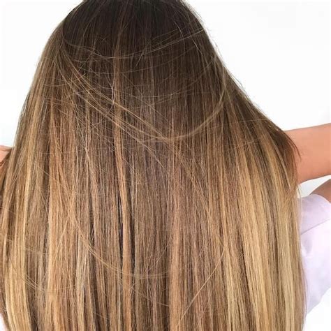 Brown Hair With Blonde Balayage, Straight Hair Highlights, Caramel ...