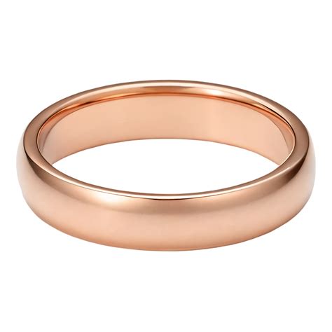 Classic rose gold wedding ring, simple and elegant. 59532289 PNG