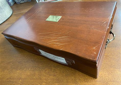 Vintage Wood Reed & Barton Silverware Chest - Etsy