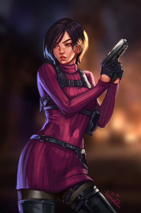 ArtStation - Ada Wong Fan Art (Resident Evil 4 Remake)