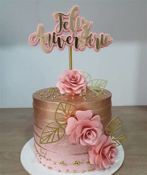 Imagem De Bolos De Aniversário Feminino - 130 ideias de Bolos de aniversário feminino para salvar hoje | bolos de ...