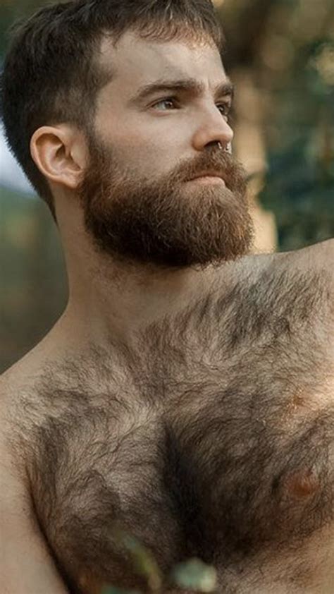 pin su shirtless beard bear