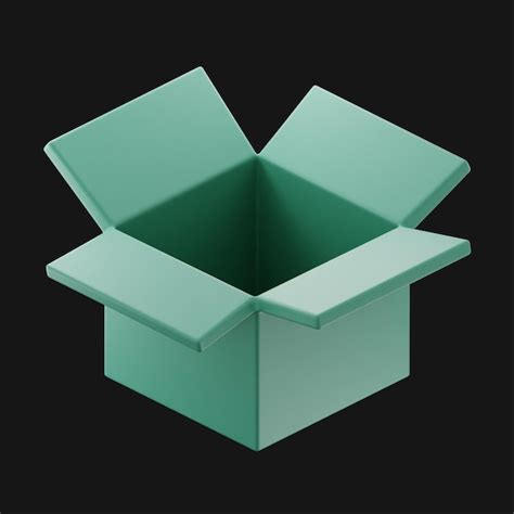 premium photo open box premium user interface design icon