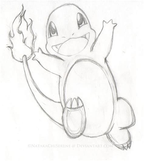charmander sketch  akemi hoshi  deviantart