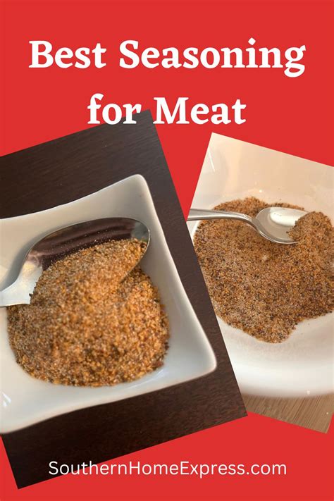 Homemade Seasoning for Meat - Southern Home Express