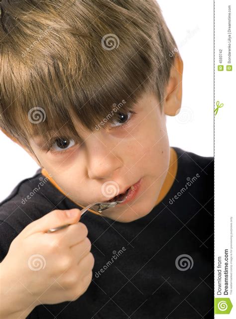 eating boy stock photo image  portrait person childhood