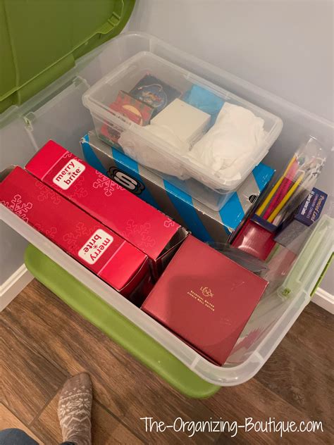 Christmas Organizer Tips | Christmas Tree Storage Box