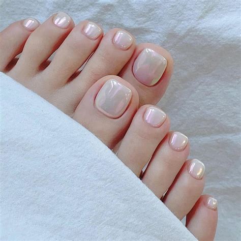 Press on Toenails French Tips Toe Nail Press ons Fake Toe Nails False