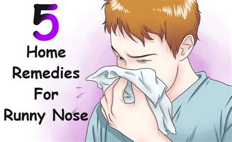 Home remedies for runny nose | Morpheme Remedies | India