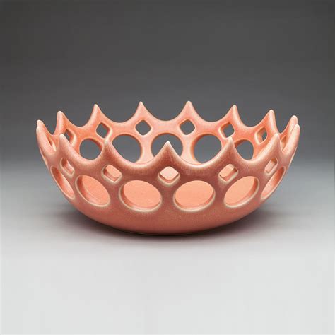 Crown Fruit Bowl - Rhubarb — Lynne Meade