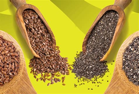 chia seeds  flaxseeds
