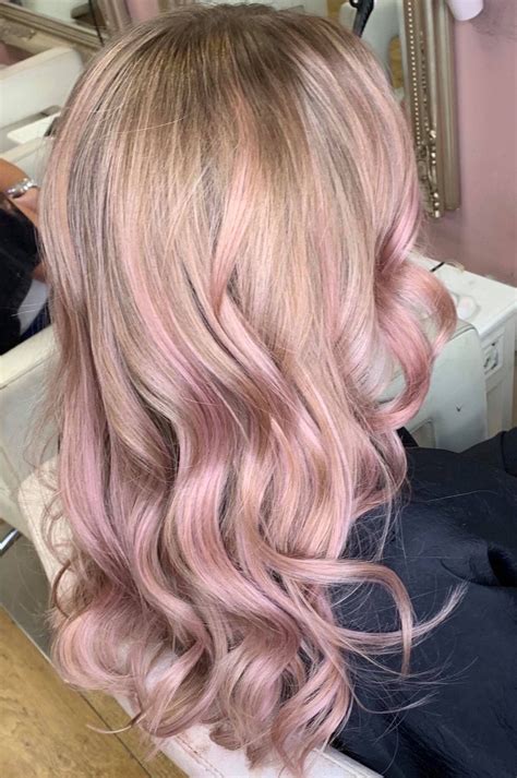 Pink Mermaid Hair | Pink blonde hair, Pink hair dye, Pink hair highlights