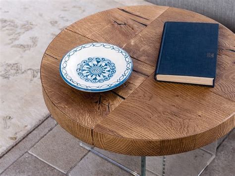 AIR WILDWOOD | Round coffee table Air Collection By Lago design Daniele