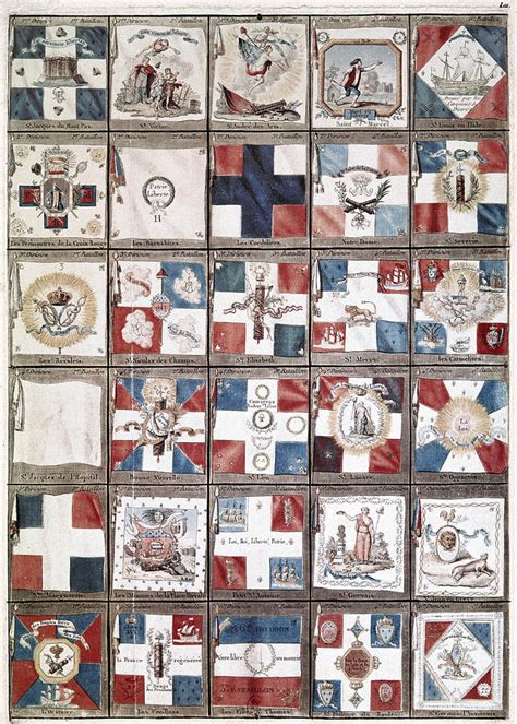 French Revolution Flags Painting by Granger - Fine Art America