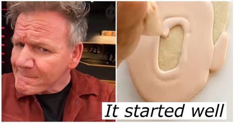 gordon ramsays real face spoke volumes   biscuit face