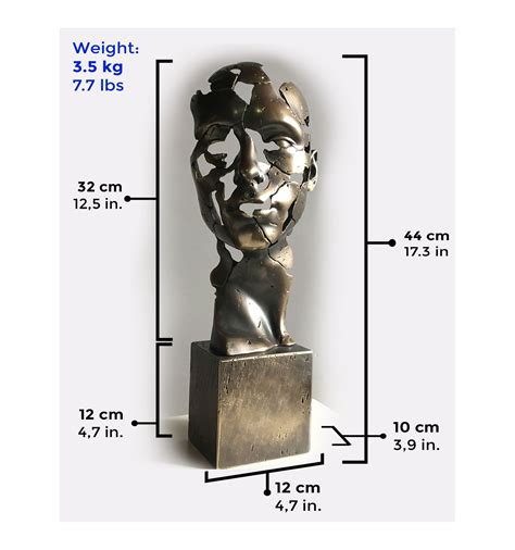 Buy Abstract Sculpture Sculpture "The man of the future" in Bronze