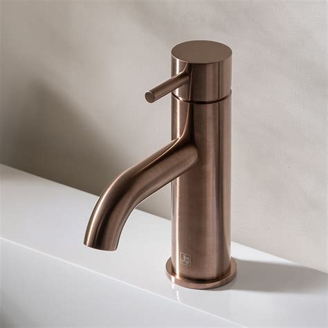 VOS Single Lever Basin Mixer - Brushed Bronze | Tap Warehouse