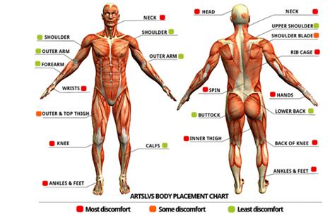 Tattoo Pain Chart: How Much Will It Hurt? - Wild Tattoo Art