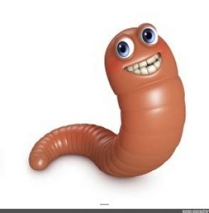 create meme cartoon worm cunning  worm cartoon worm  eyes