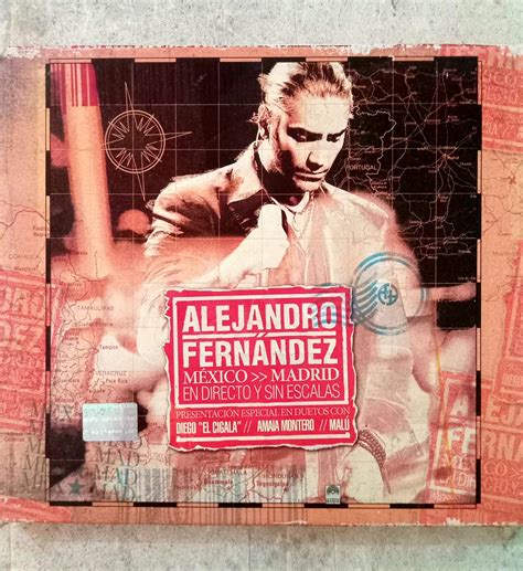 Cds - 🟥 ALEJANDRO FERNÁNDEZ 📛 EN DIRECTO Y SIN ESCALAS 🧿 1 CD + 1 DVD ⭐