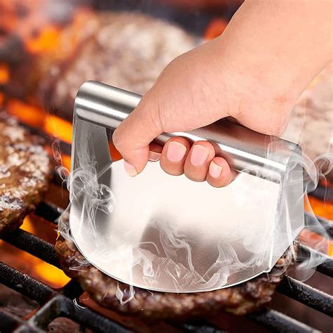 Introducing the Stainless Steel Smash Burger Press – Your Ultimate