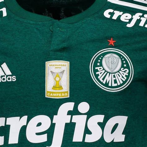 Camisa Adidas Palmeiras I Campeão Brasileiro 2018 - FutFanatics