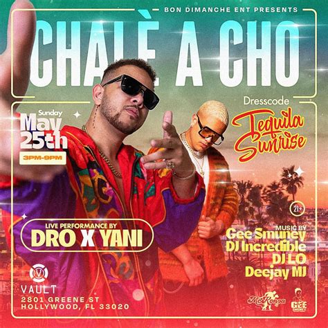Bon Dimanche: Chalè A Cho | May 8, 2025 at Club Vault — Its Ashley JAE