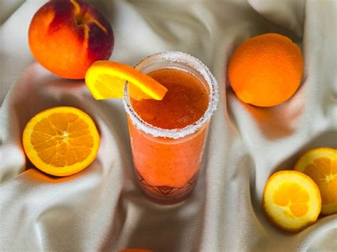 strawberry peach cocktail  rose petal tea simmering starfruit