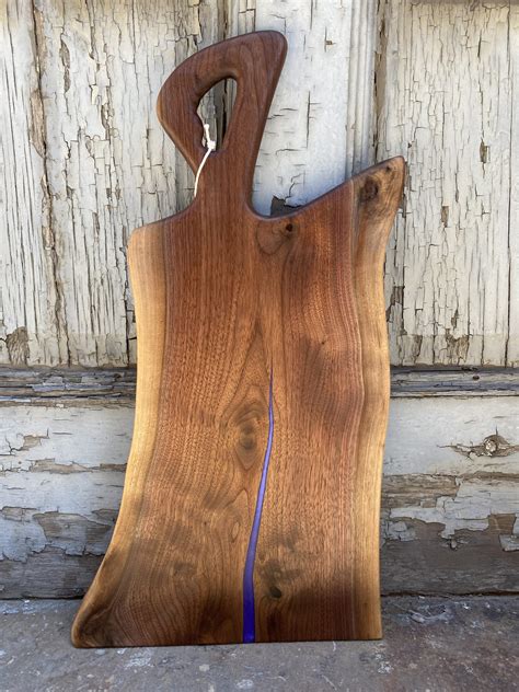 Black Walnut Live Edge Charcuterie Board - Cottage Vibes Inc.