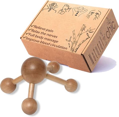 Amazon.com: Natural Wood Handheld Massager - Relaxing Muscle Relief