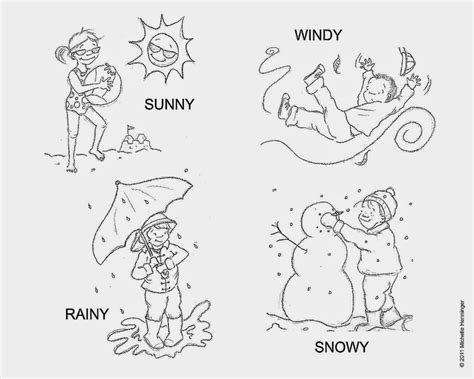 Weather Coloring Pages Preschool - Coloring Home