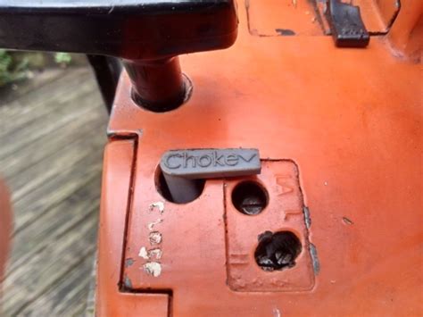 stl file stihl chainsaw choke levertemplate