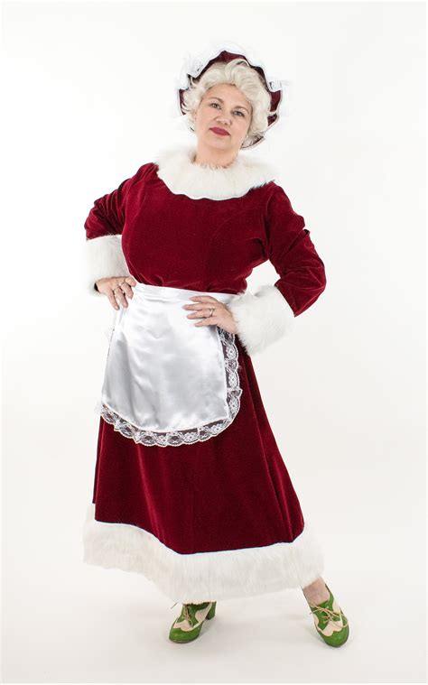 Planetsanta.com > Mrs. Claus Outfits > Deluxe Mrs. Claus Dress