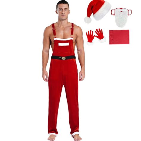 Santa’s Naughty Helper Jumpsuit Costume | Gay Christmas Costume