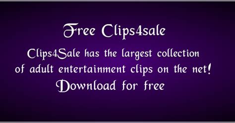 FreeClips4Sale: Free Clips4Sale Download